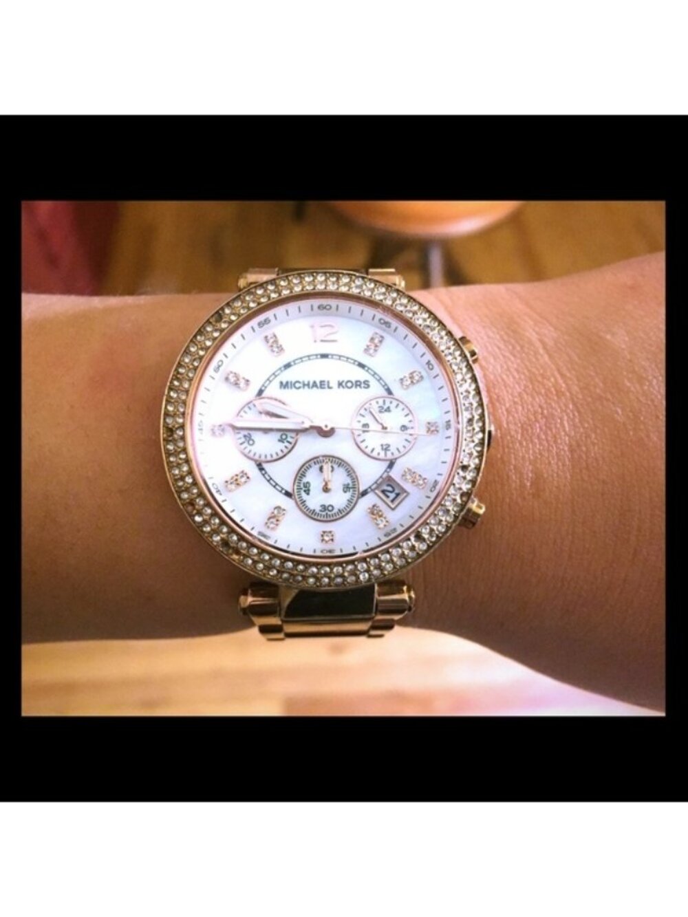 Michael Kors Parker Watch with Glitz